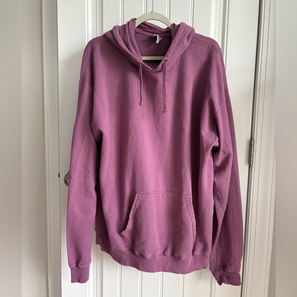Comfort Wash Men's Plum Hoodie